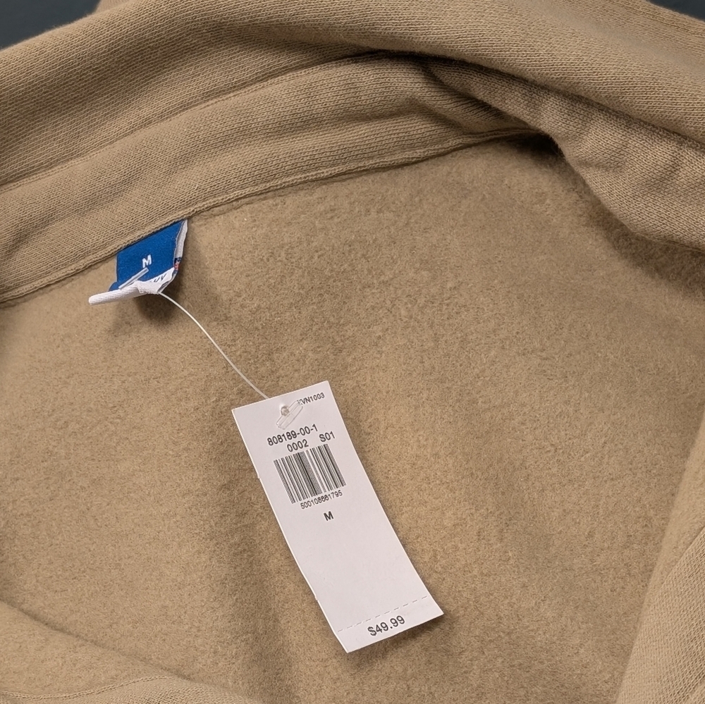 Old Navy Fleece Shacket Soft Button Down Khaki NEW Men's M - Picture 9 of 13